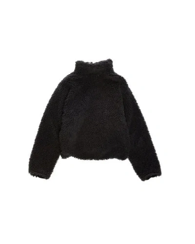 Vowels Fleece Jacket In Black