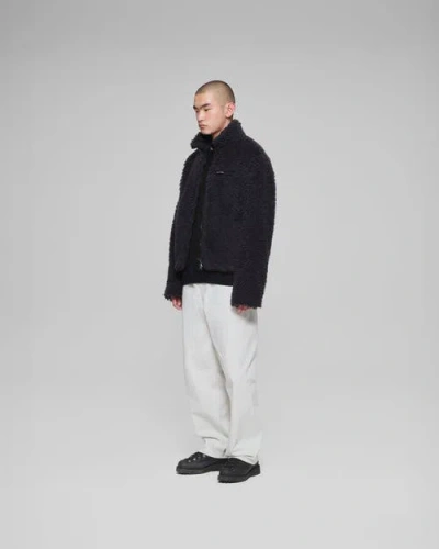 Vowels Fleece Jacket In Black