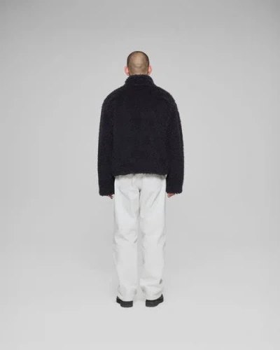 Vowels Fleece Jacket In Black