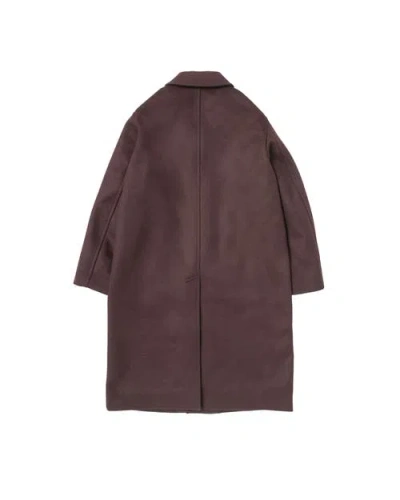 Vowels Overcoat In Brown