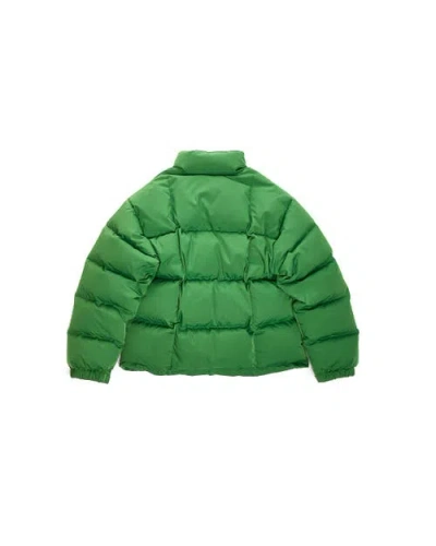 Vowels Puffer Jacket In Green