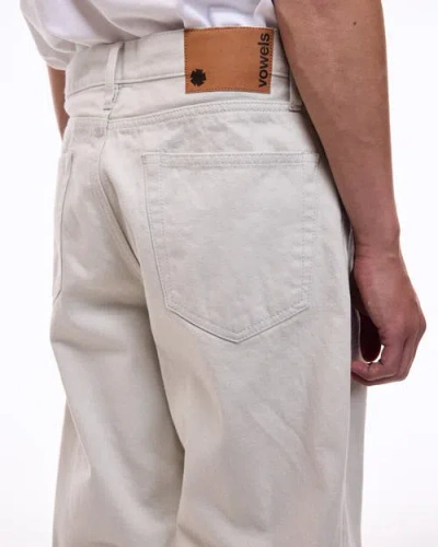 Vowels Original Denim In White
