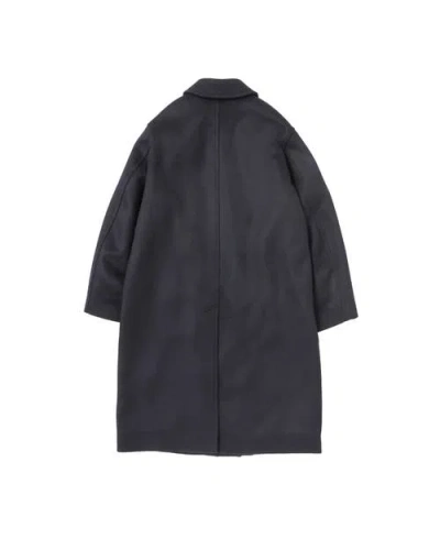 Vowels Overcoat In Black