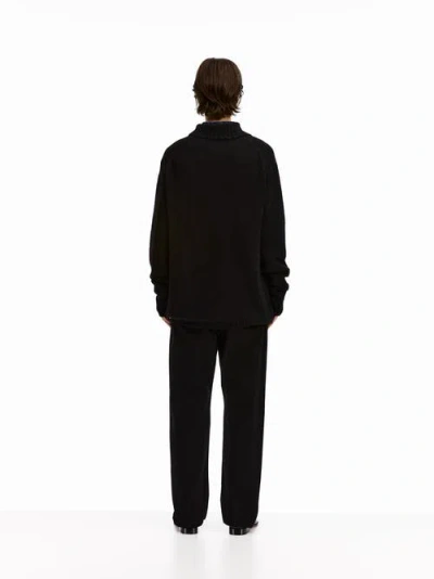 Vowels Straight Denim In Black
