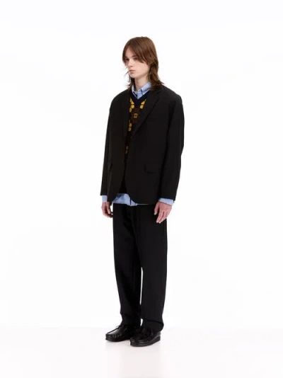 Vowels Suit Pants In Black