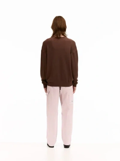 Vowels Painter Pants In Purple