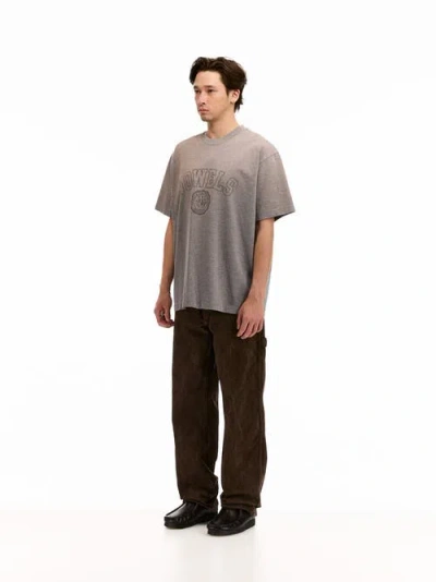 Vowels Painter Pants In Brown