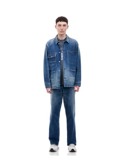 Vowels Straight Denim In Blue