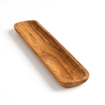 Gharyan Stoneware Taste Of The Mediterranean Bundle, Set Of 2 In Brown