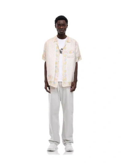 Vowels Straight Denim In White