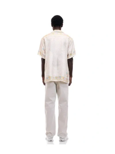 Vowels Straight Denim In White