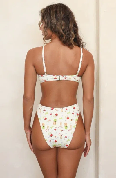 Dippin Daisys West Coast Underwire Bikini Top In White