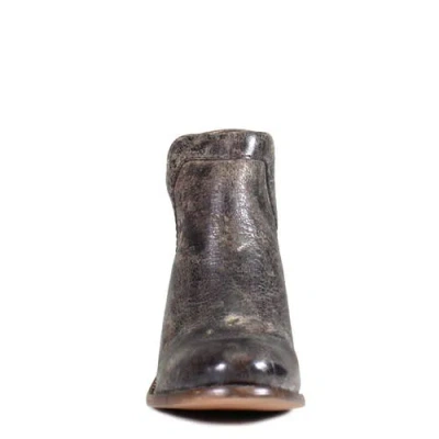Diba True Work Nerd Vintage Leather Bootie In Gray