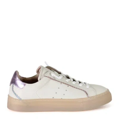 Diba True Shore Front Leather Sneaker In White