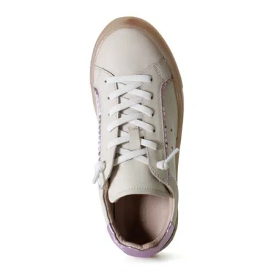 Diba True Shore Front Leather Sneaker In White
