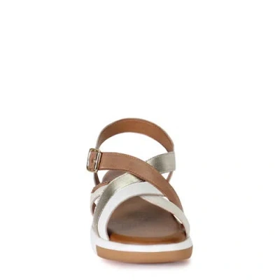 Diba True Dar Ling Leather Cushioned Gladiator Sandal In Multi