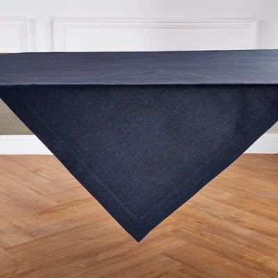 Solino Home Linen Table Throw In Blue
