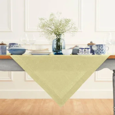 Solino Home Linen Table Throw In Yellow