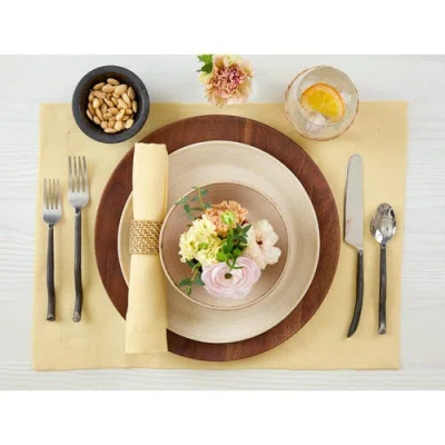 Solino Home Linen Placemats In Neutral