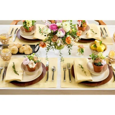 Solino Home Linen Placemats In Neutral