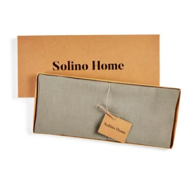 Solino Home Linen Table Runner In Neutral
