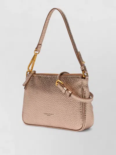 Gianni Chiarini Brooke Shoulder Bag Adjustable Strap Hardware In Pink