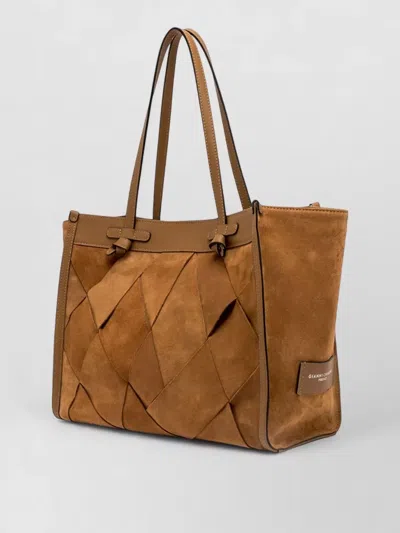 Gianni Chiarini Marcella Tote Bag Dual Handles Quilting In Brown
