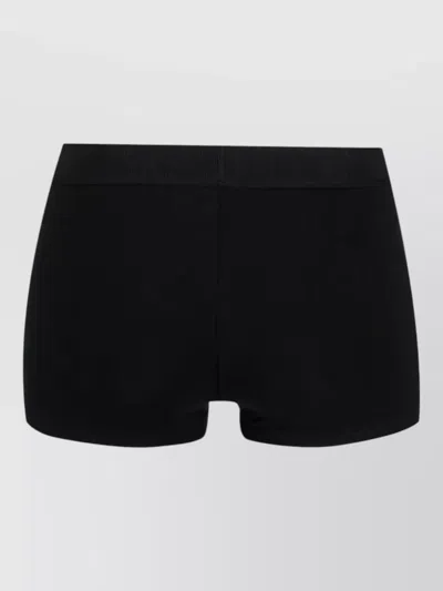 Tom Ford Low Rise Open Front Boxer Briefs In Black