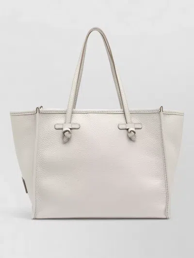 Gianni Chiarini Marcella Tote Bag Dual Handles Open Top In White