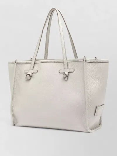 Gianni Chiarini Marcella Tote Bag Dual Handles Open Top In White