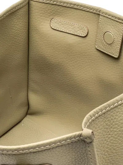 Gianni Chiarini Marcella Tote Bag Detachable Pouch Leather In Neutral