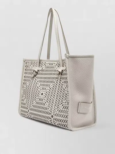 Gianni Chiarini Marcella Tote Bag Cut Out Design In Gray