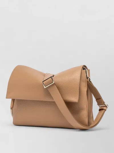 Gianni Chiarini Crossbody Bag Three Adjustable Strap Textured In Brown