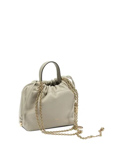 Chloé Mini Icons Handbag In White