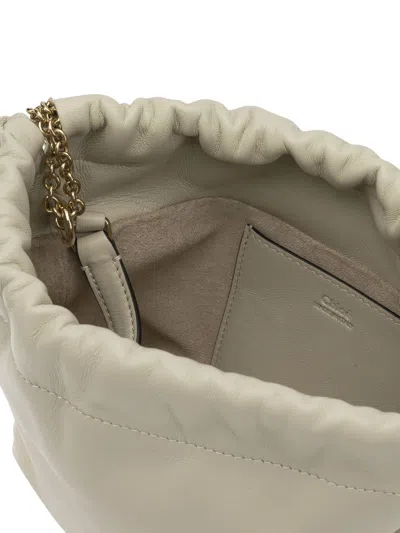 Chloé Mini Icons Handbag In White