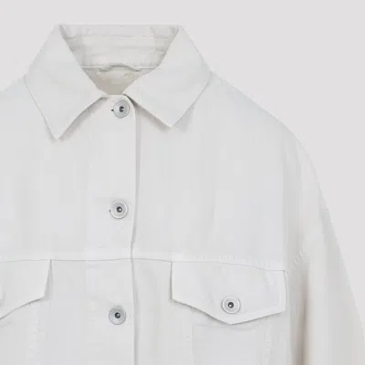 Brunello Cucinelli Cropped Bull Jacket Women In Multi