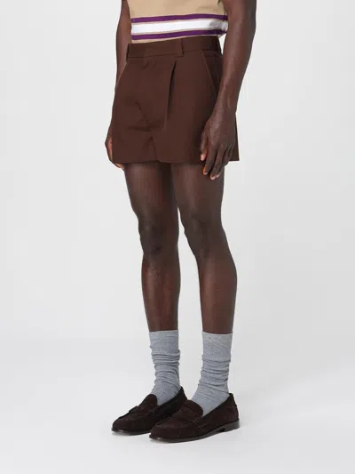 Gucci Tailored Wool Shorts With Pockets And Pleats In Black