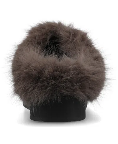 Journee Collection Women's Taran Round Toe Clog Slippers In Black