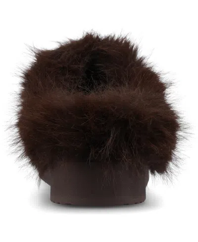 Journee Collection Women's Taran Round Toe Clog Slippers In Brown