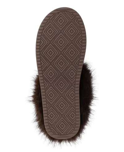 Journee Collection Women's Taran Round Toe Clog Slippers In Brown