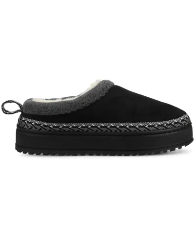 Journee Collection Women's Tarika Round Toe Clog Slippers In Black