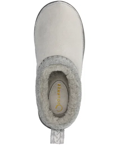 Journee Collection Women's Tarika Round Toe Clog Slippers In Gray