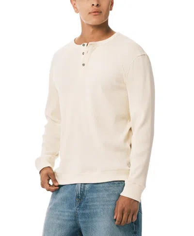 Buffalo David Bitton Men's Kendro Regular-fit Henley T-shirt In Neutral