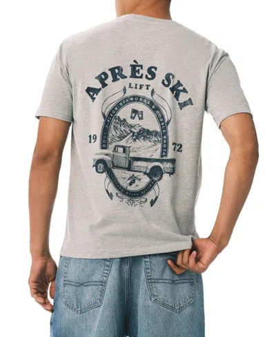 Buffalo David Bitton Men's Crewneck T-shirt In Gray