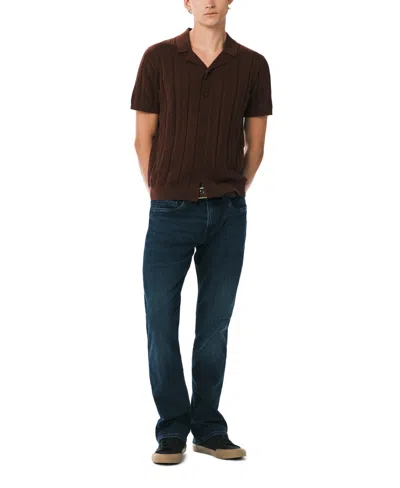 Buffalo David Bitton Men's Wasko Button-up Sweater Shirt In Brown