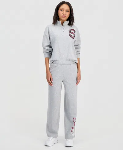 Grayson Threads, The Label Juniors' Snoopy Peanuts Sweatpants In Gray