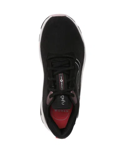 Ryka Women's Devotion Lace-up Walking Sneakers In Black
