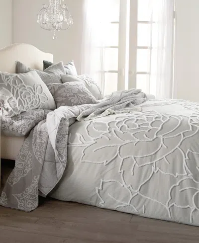 Peri Home Chenille Tufted 2-pc. Comforter Set, Twin In Gray