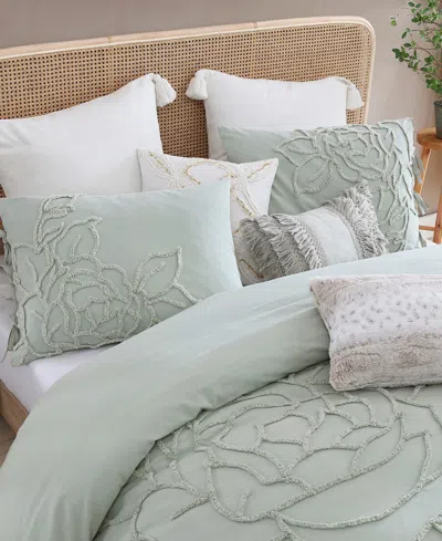 Peri Home Chenille Tufted 2-pc. Comforter Set, Twin In Green