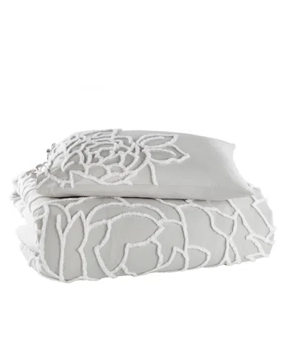 Peri Home Chenille Tufted 2-pc. Comforter Set, Twin In Gray